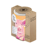 Ceramic Travel Cup FLOMO 360 Travel Cup, 17 OZ, Pig Portrait