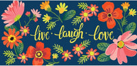 Mat insert Sassafras Switch - Live Laugh Love Floral