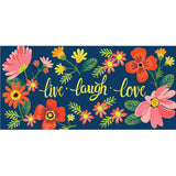 Mat insert Sassafras Switch - Live Laugh Love Floral