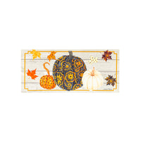 Mat insert Sassafras Switch - Patterned Pumpkins and Leaves