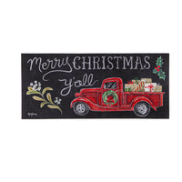 Mat insert Sassafras Switch - Merry Christmas Y'all Red Truck