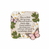 Memorial Garden Stone - Those We Love, Butterflies Garden Stone